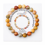 Crazy Agate 8mm Ball Stretch Bracelet on Card & Gift Pouch (55mm) Crazy Agate 8mm Ball Stretch Bracelet on Card & Gift Pouch (55mm)